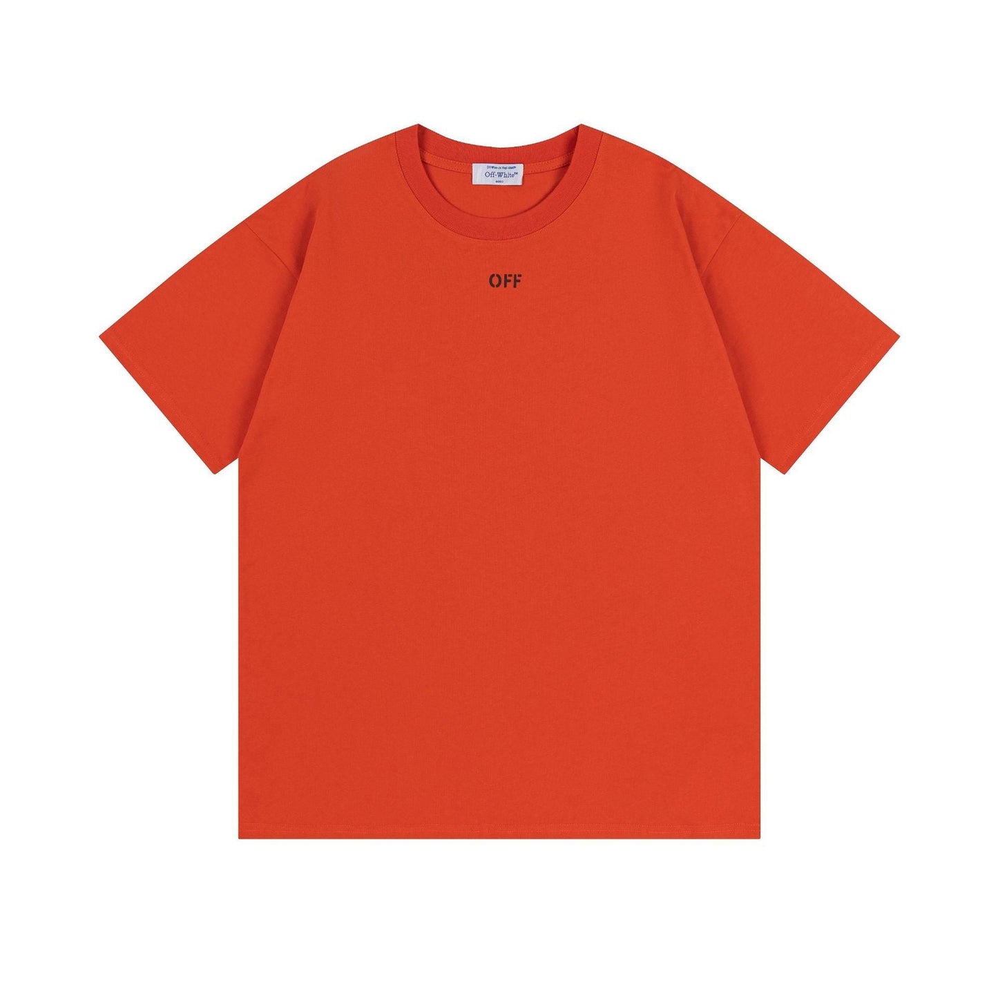 Off White T Shirts OW Rendered Arrow Pattern Crew Neck Pullover Short Sleeves