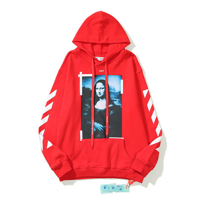 off White Hoodie Autumn Hooded Sweater Loose Men's and Women's Coat