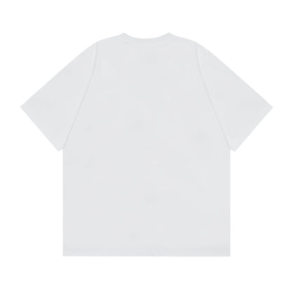 Off White T Shirts OW Square Letter Arrow Pattern Crew Neck Pullover Short Sleeves