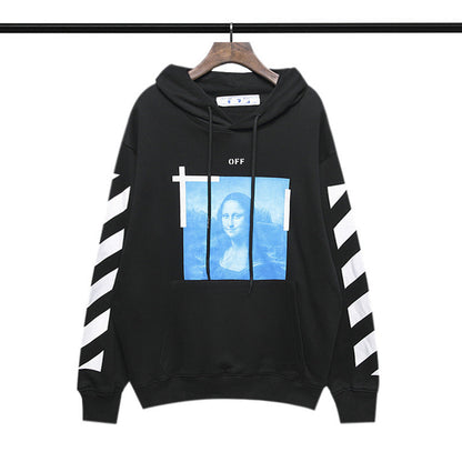 off White Hoodie Autumn and Winter Ow Printed Hoodie Bottoming Shirt