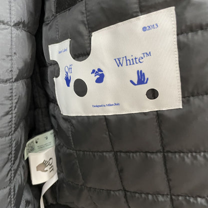 Off White Jacket Autumn/Winter OW Heavy Industries Cartoon Pattern Embroidered Woolen Jacket
