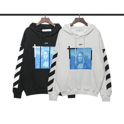 off White Hoodie Autumn and Winter Ow Printed Hoodie Bottoming Shirt