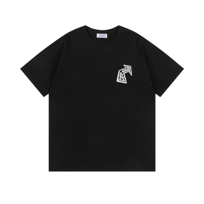Off White T Shirts OW Nails Arrow Pattern Crew Neck Pullover Short Sleeves