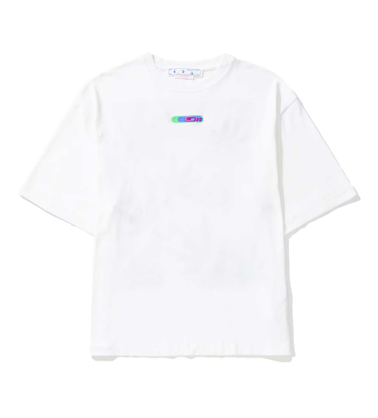 Off-White Weed Arrows Over Skate S/S White Green