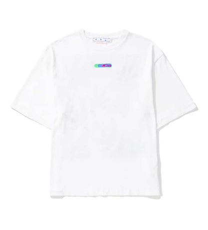 Off-White Weed Arrows Over Skate S/S White Green
