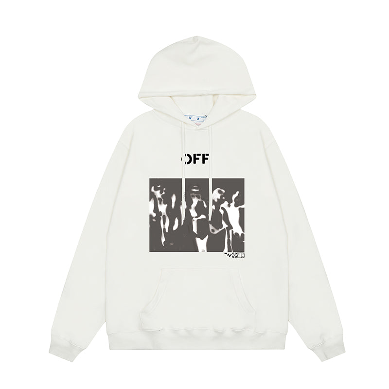 OFF WHITE Hoodie Trendy Street Style Personalized Cotton