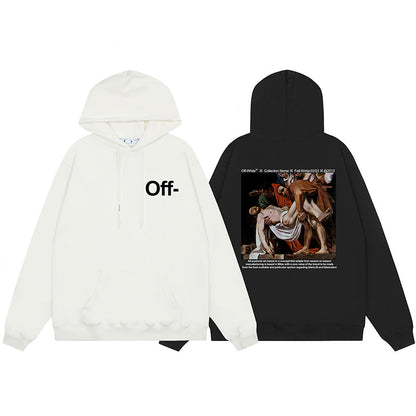 OFF WHITE Hoodie Trendy Street Style Personalized Cotton