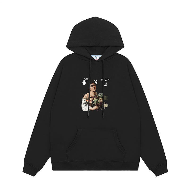 OFF WHITE Hoodie Trendy Street Style Personalized Cotton