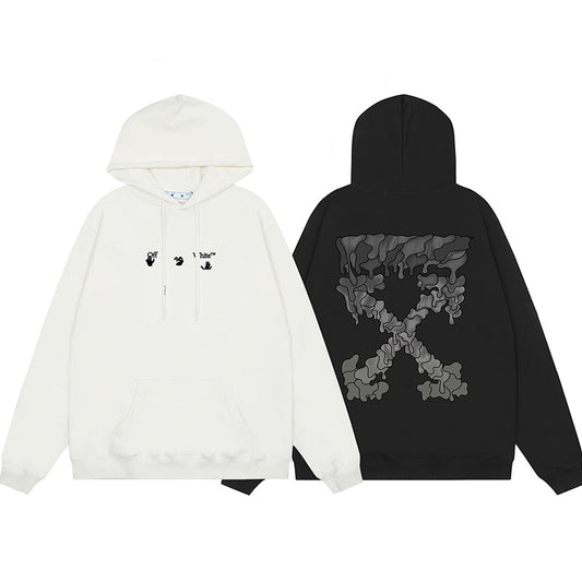 OFF WHITE Hoodie Trendy Street Style Personalized Cotton