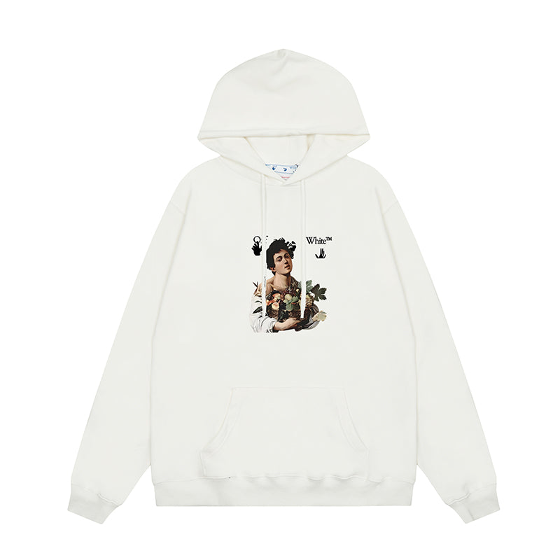 OFF WHITE Hoodie Trendy Street Style Personalized Cotton