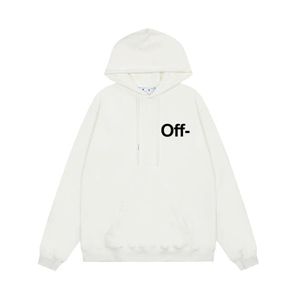 OFF WHITE Hoodie Trendy Street Style Personalized Cotton
