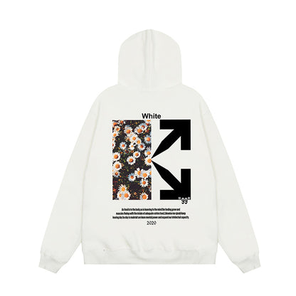 OFF WHITE Hoodie Trendy Street Style Personalized Cotton