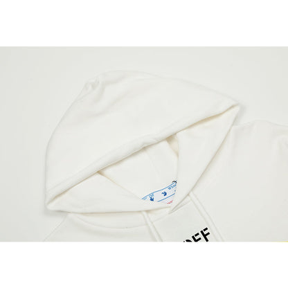 OFF WHITE Hoodie Trendy Street Style Personalized Cotton