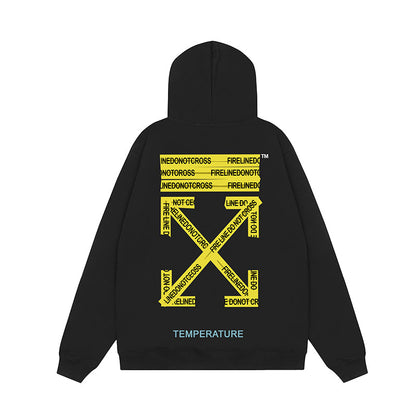 OFF WHITE Hoodie Trendy Street Style Personalized Cotton
