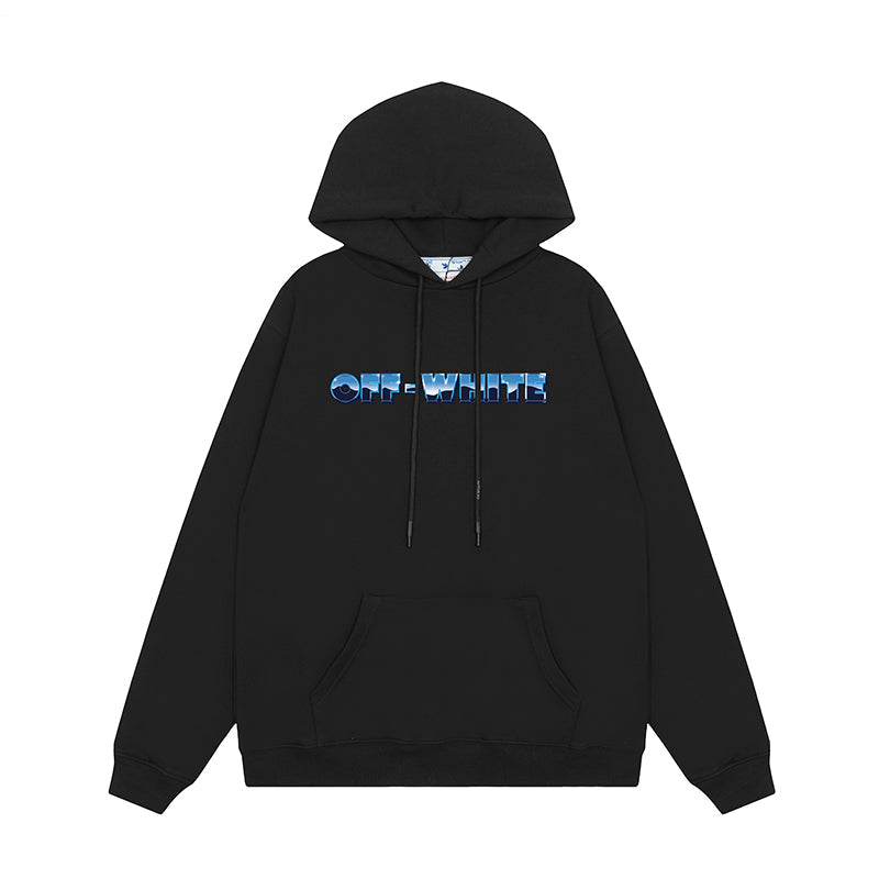 OFF WHITE Hoodie Trendy Street Style Personalized Cotton