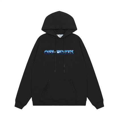 OFF WHITE Hoodie Trendy Street Style Personalized Cotton