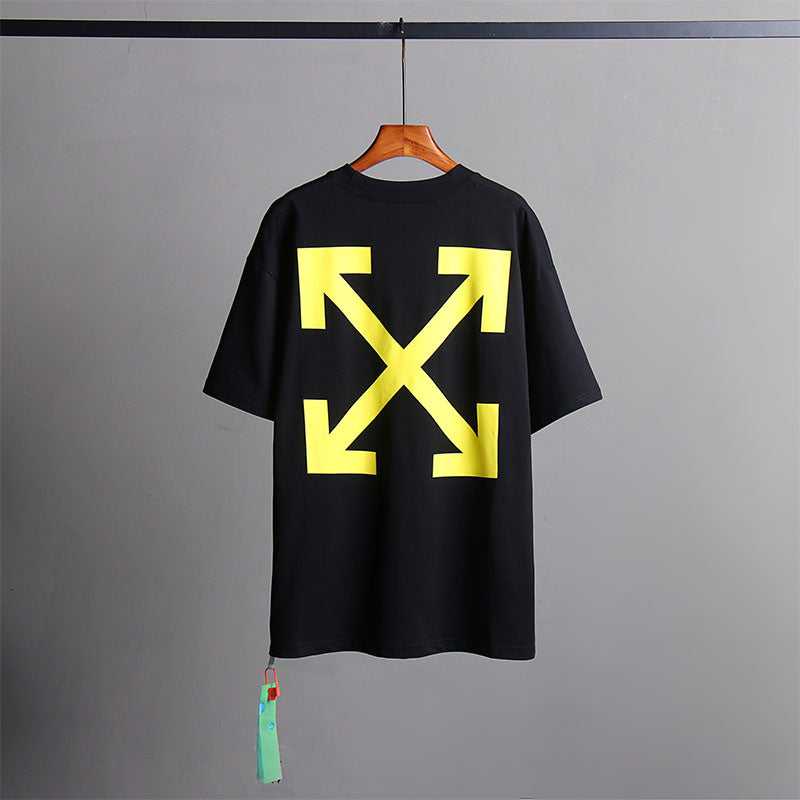 Off White T Shirts Religious Angel Oil Painting Short Sleeves