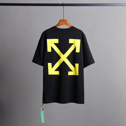 Off White T Shirts Religious Angel Oil Painting Short Sleeves