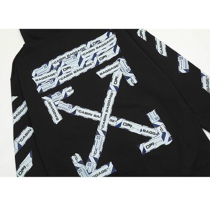OFF WHITE Hoodie Trendy Street Style Personalized Cotton