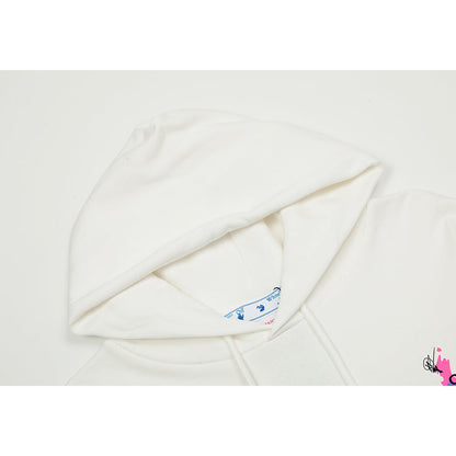 OFF WHITE Hoodie Trendy Street Style Personalized Cotton