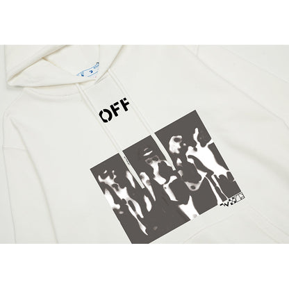 OFF WHITE Hoodie Trendy Street Style Personalized Cotton
