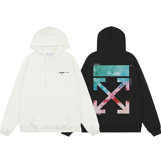 OFF WHITE Hoodie Trendy Street Style Personalized Cotton