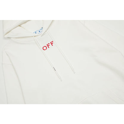 OFF WHITE Hoodie Trendy Street Style Personalized Cotton