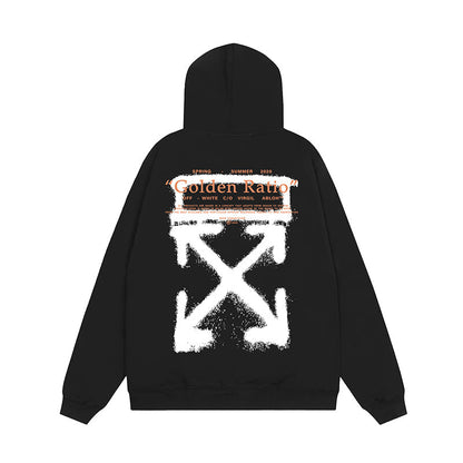 OFF WHITE Hoodie Trendy Street Style Personalized Cotton