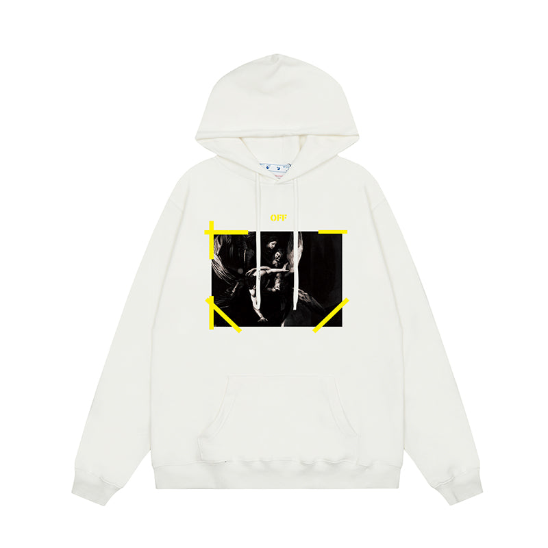 OFF WHITE Hoodie Trendy Street Style Personalized Cotton