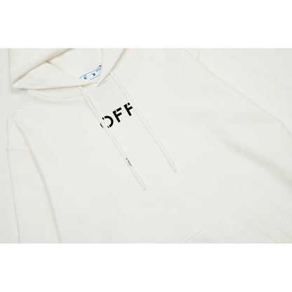 OFF WHITE Hoodie Trendy Street Style Personalized Cotton